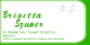 brigitta szuper business card